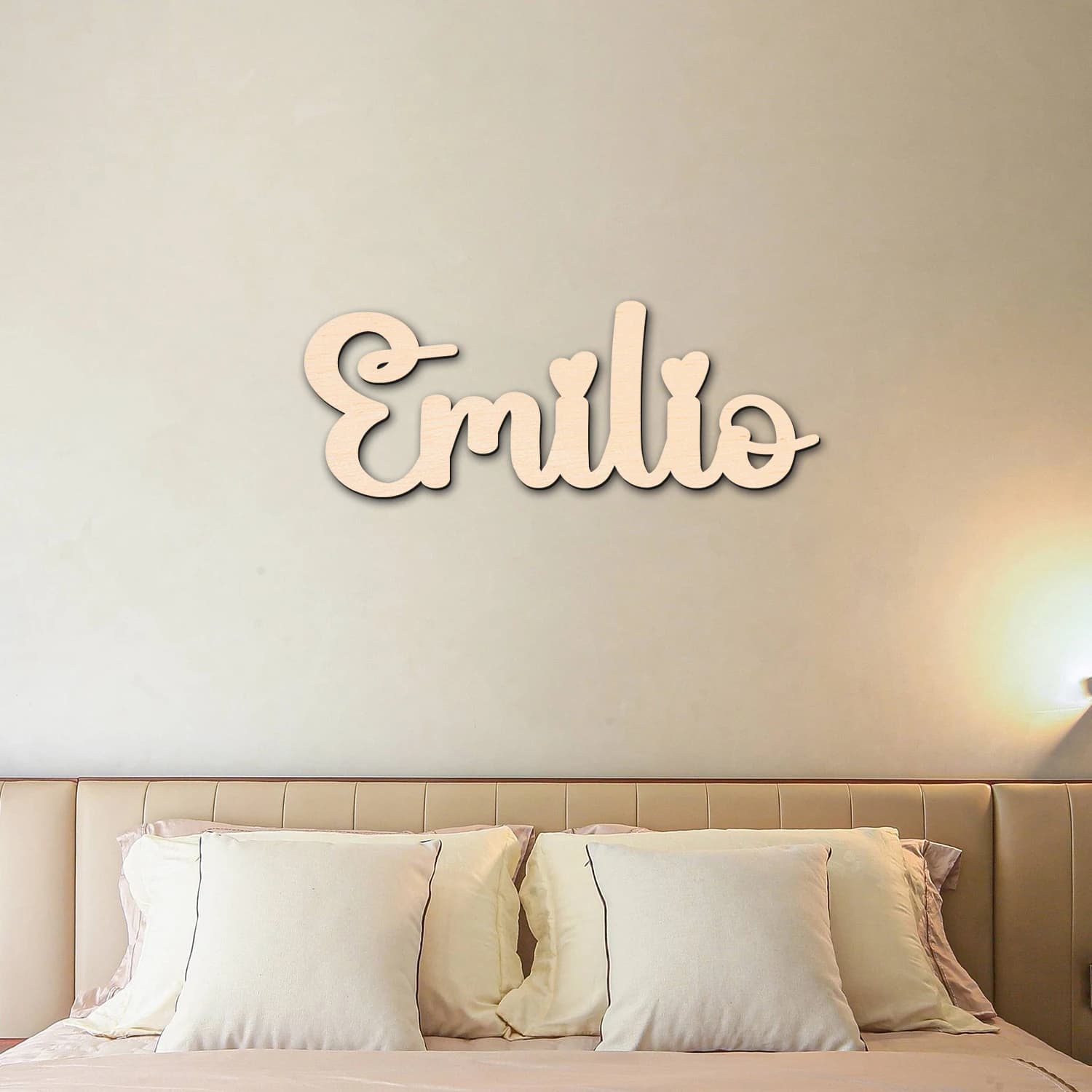 1pc Customized wooden decorative board Customized name, wooden souvenir Wedding, party, baby baptism, family housewarming gifts