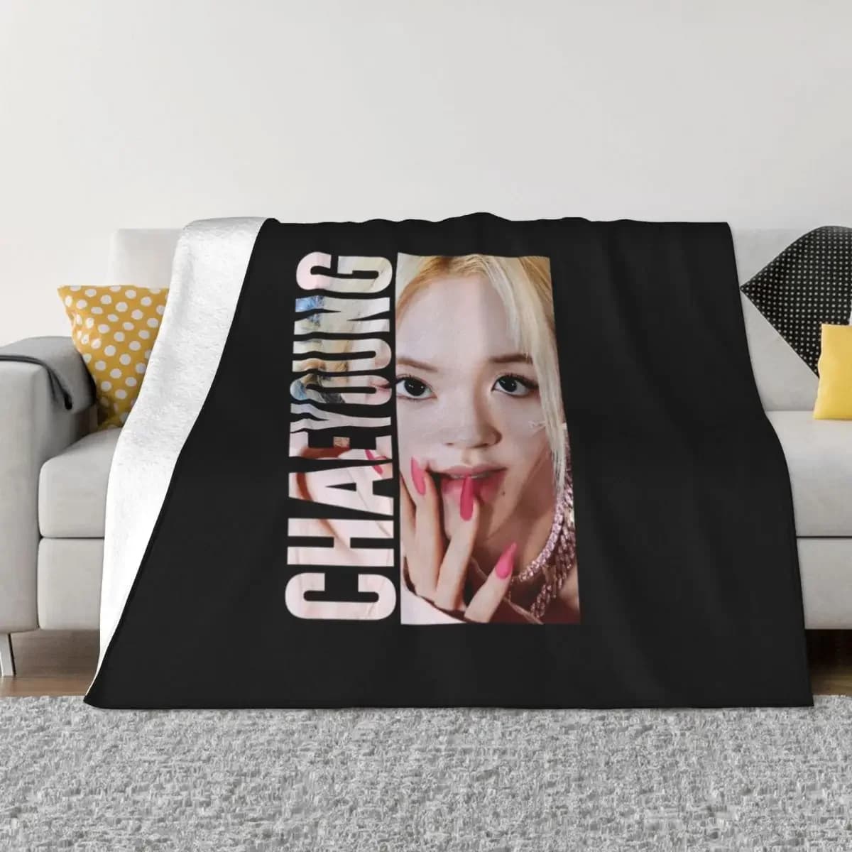 KPOP CHAEYOUNG coperta trapuntata coperta coperte per neonati per divano