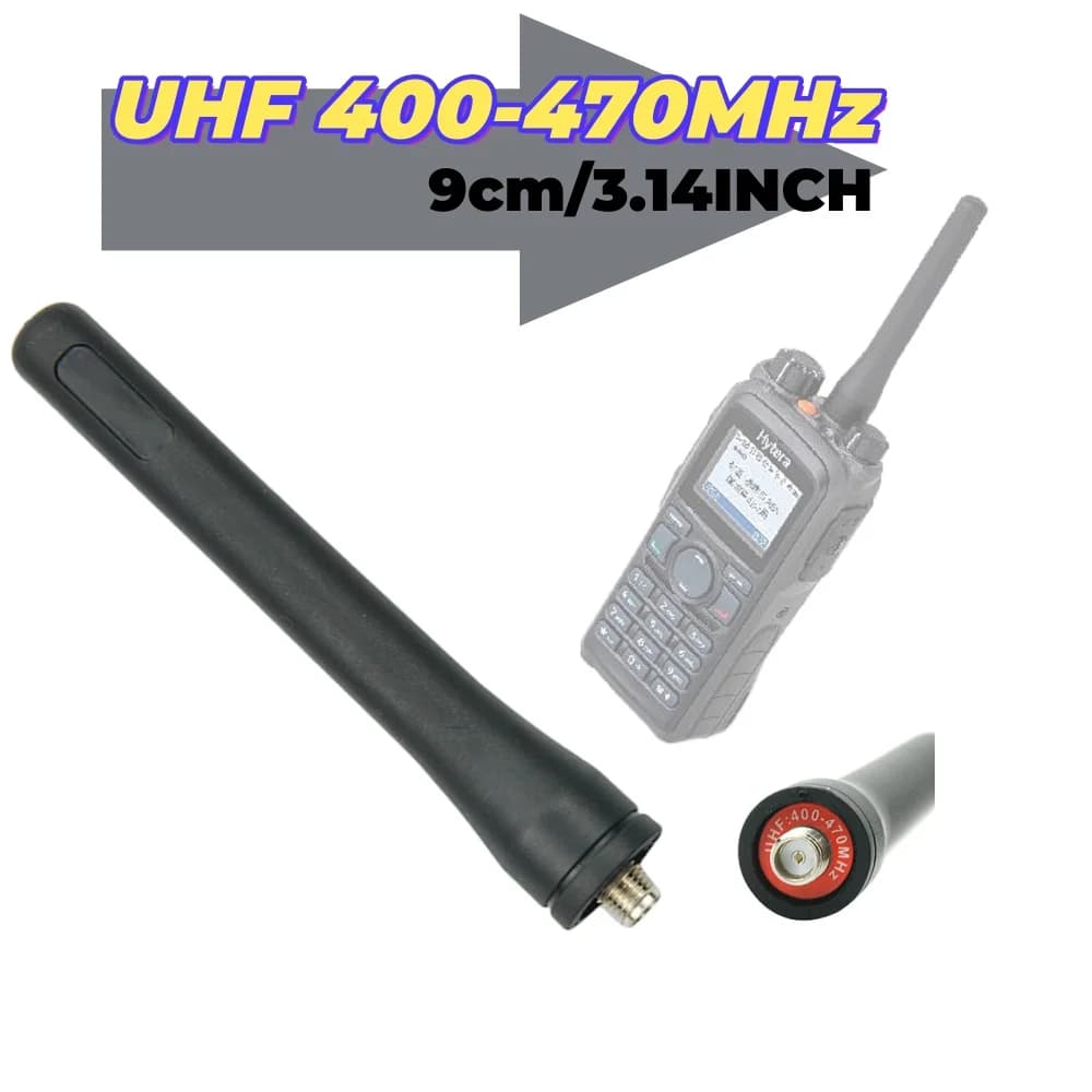 Antenna Walkie Talkie HYT UHF 400-470MHz per Radio Digitale Bidirezionale Hytera PD700 PD705 PD780 PD780G PD782 PD980 PD785 TC500S