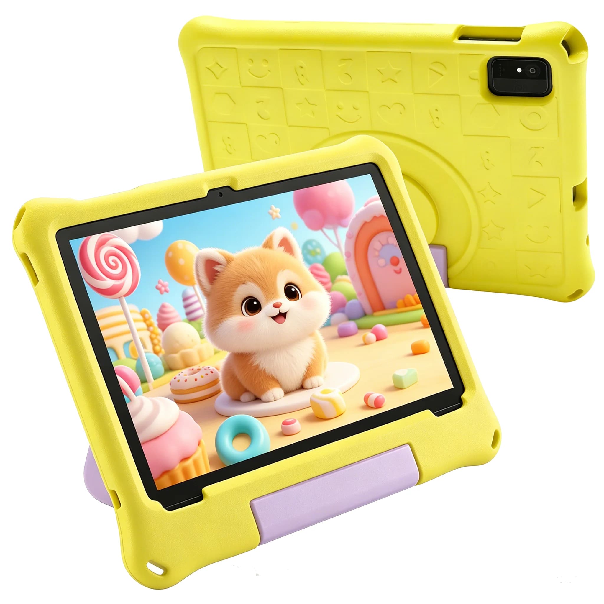 Tablet Educativo per Bambini Paitanry 10.1 Pollici, Android 15, Octa Core, 8GB RAM, 64GB ROM, 5000mAh, WiFi, Bluetooth, GMS Google HD Play