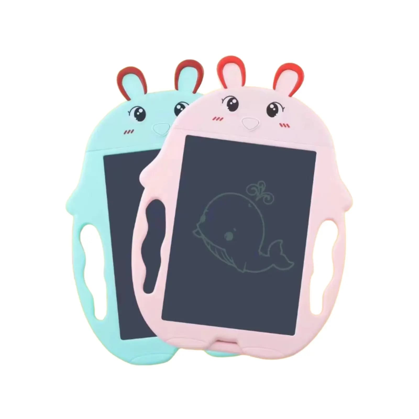 Tavoletta LCD per scrittura con schermo da 8,5 pollici, blocco multifunzione per disegno e scrittura, cancellazione con un solo tocco, colore casuale, per bambini