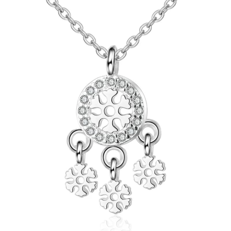 Dreamcatcher Necklace For Women Girl Silver Color Fashion Jewerly Chain kolye collares de moda collier