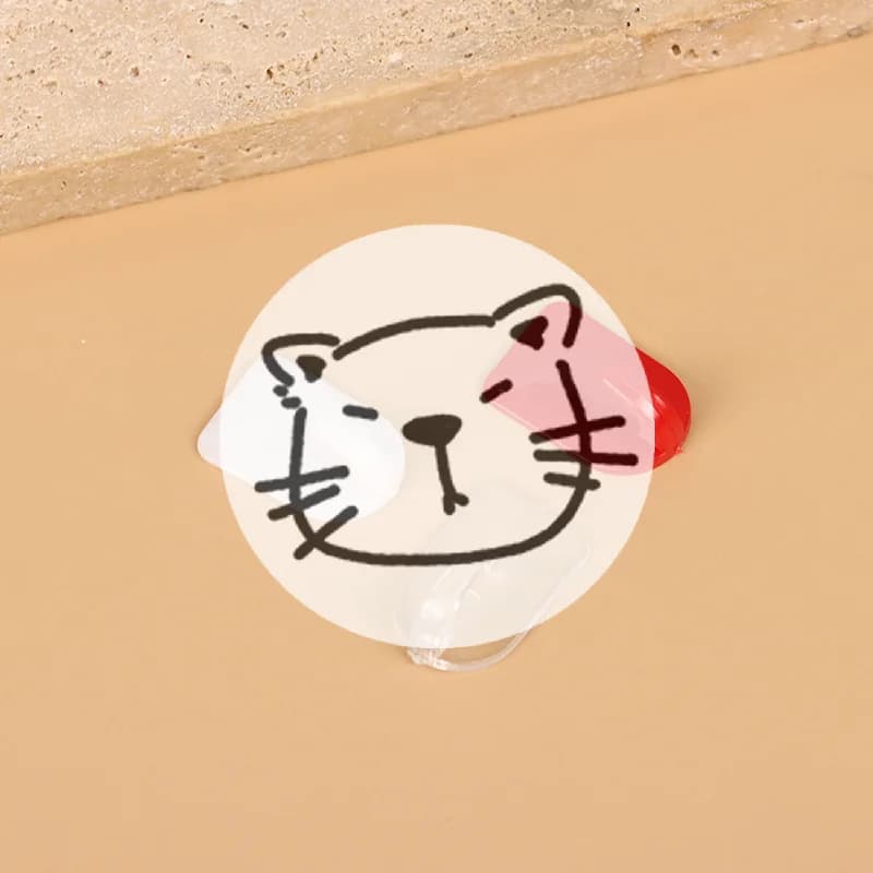 Mini ganci piccoli da 10 pezzi, multiuso, con forte adesivo, per appendere chiavi, collane, decorazioni, piccoli ganci, prodotti per la casa