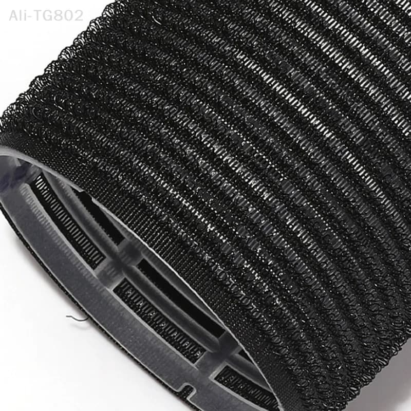 Set di 16 bigodini autoadesivi neri con clip, bigodini senza calore, set di bigodini jumbo adesivi, bigodini per acconciature da salone