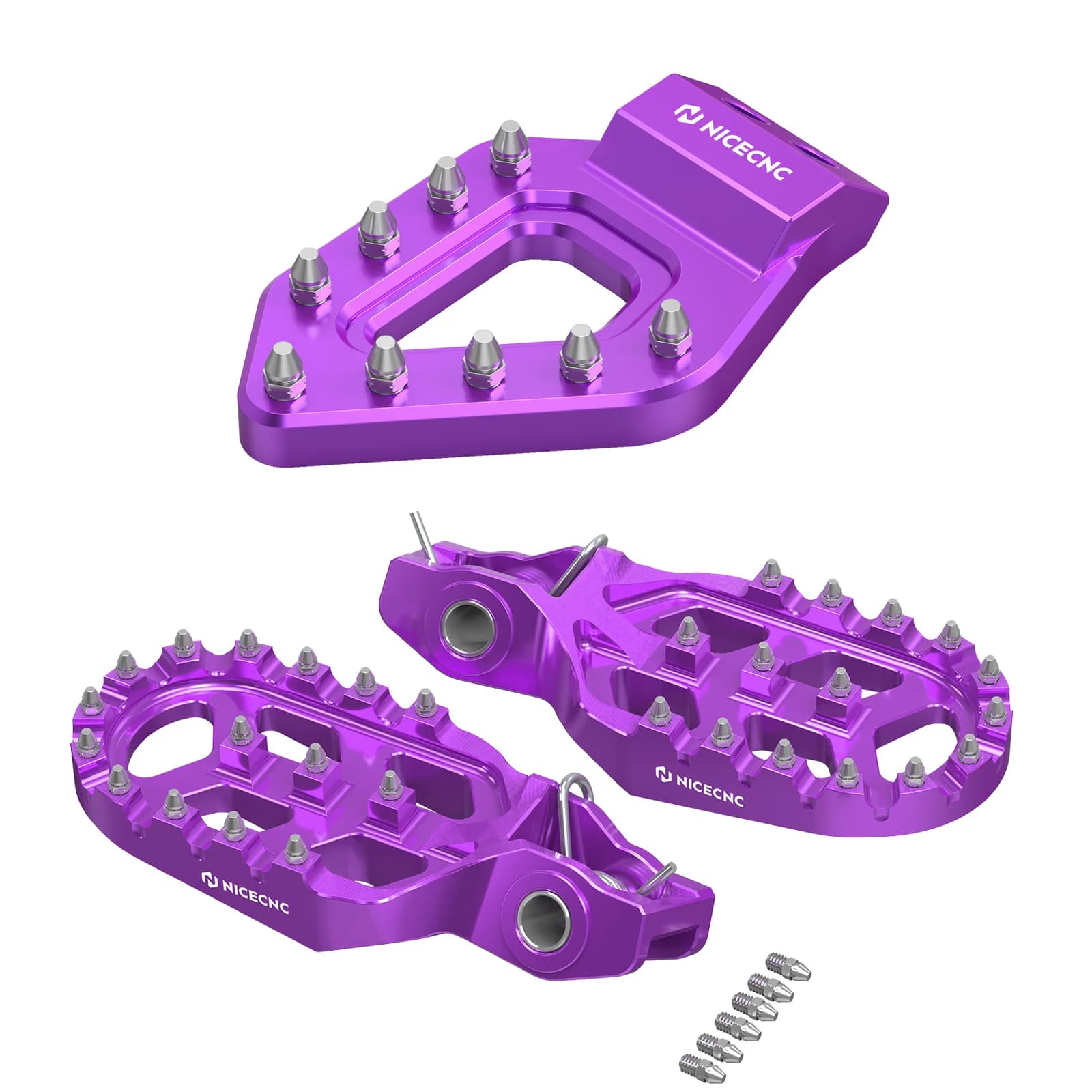 NICECNC Per Stark Varg EX Per Stark Varg MX 2024-2025 Moto Offset Pedane e Pedale del Freno Posteriore Passo Punta Elettrico Dirt Bike