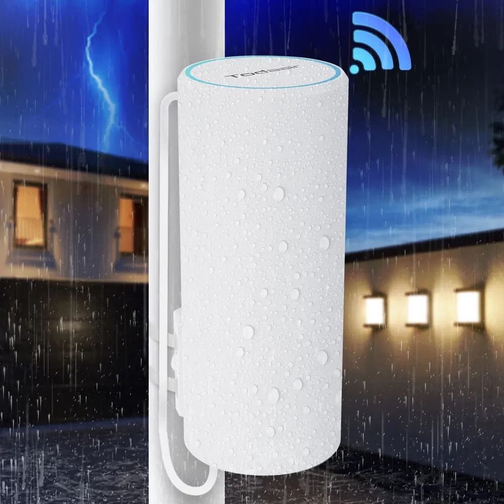 Ripetitore WIFI wireless esterno Doppia frequenza Altamente efficiente e stabile IP65 Impermeabile Migliora la copertura di rete di ampio raggio