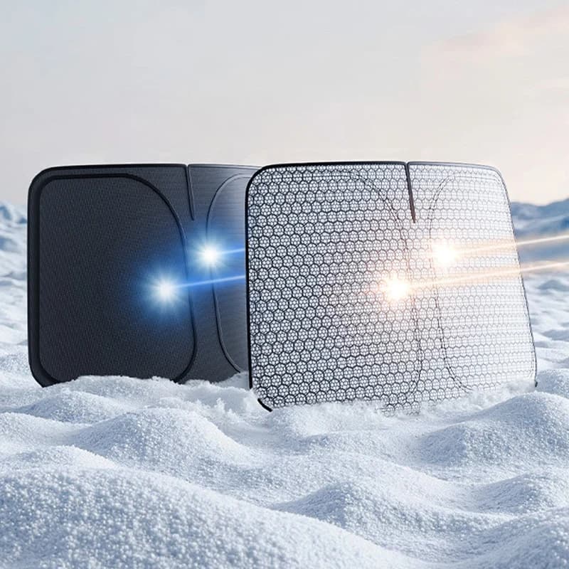 Parasole Pieghevole per Parabrezza Auto 2026, Copertura Anteriore per Protezione UV e Calore, Accessori Interni