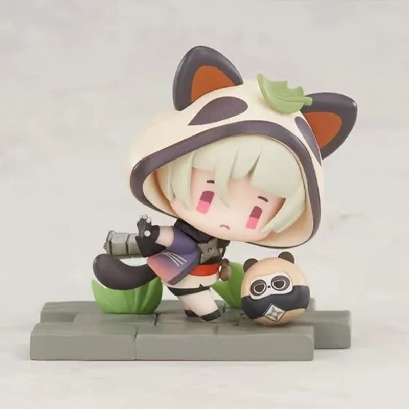 Genuine Genshin Impact Action Figure Series Blind Box Raiden Shogun Yoimiya Q Version Cute Doll Collectible Anime Toys Gift