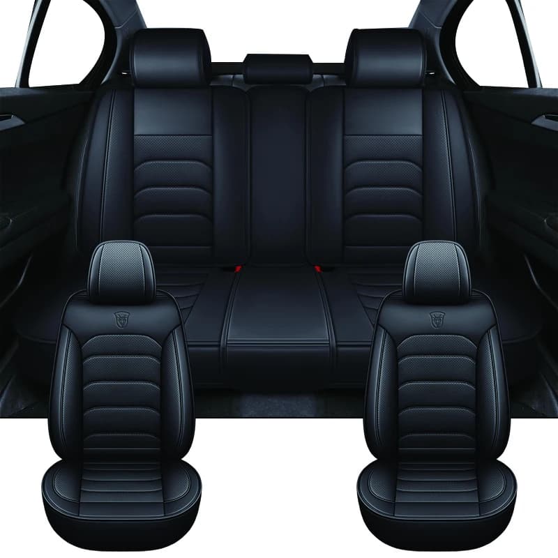 Universal Durable PU Leather Car Seat Covers for Jaguar F-PACE I-PCAE XE XF Interior Anti-slip Accessories
