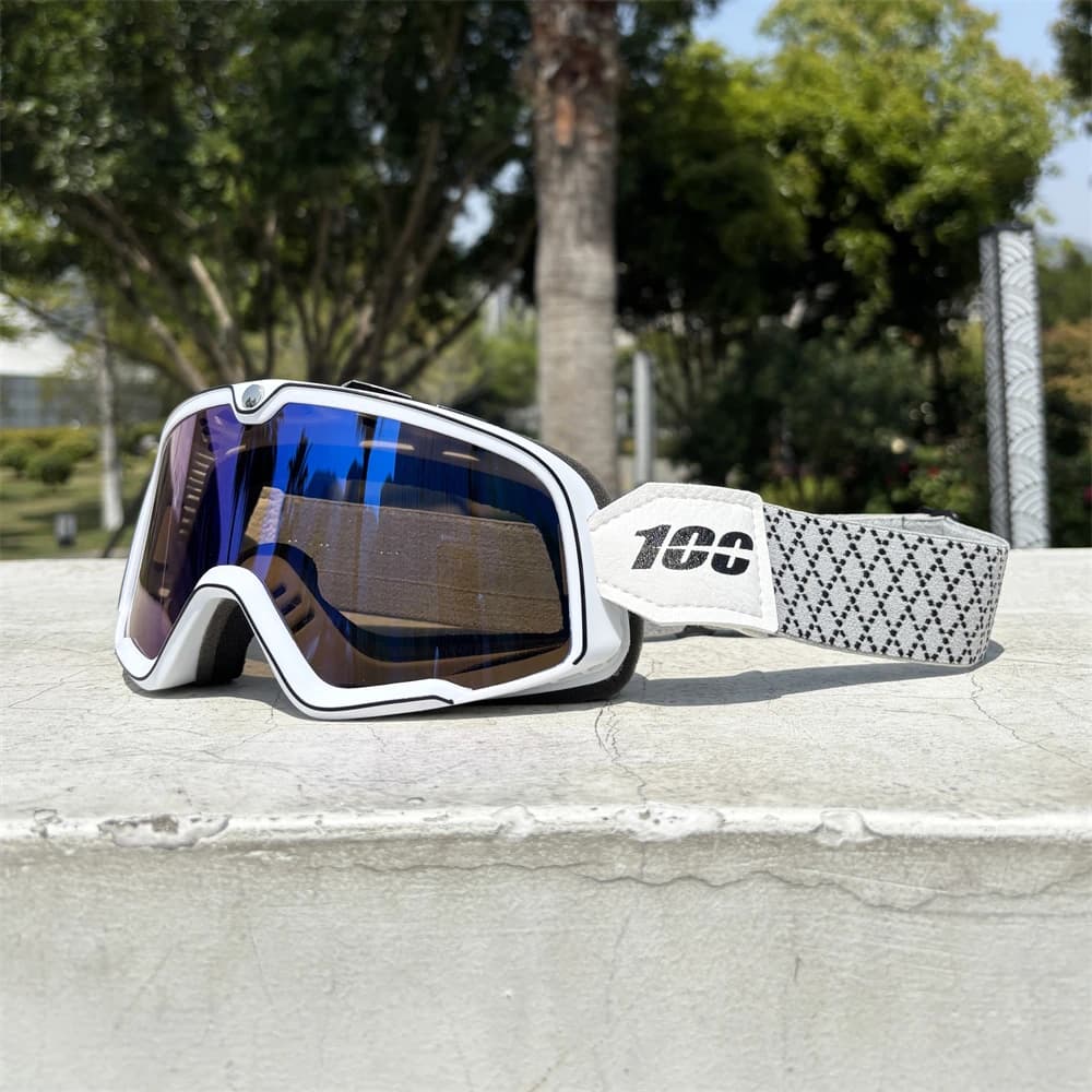 Alta Quanlity 100 Occhiali da moto Occhiali da motocross Casco MX Moto Dirt Bike ATV Sci Occhiali sportivi all'aria aperta