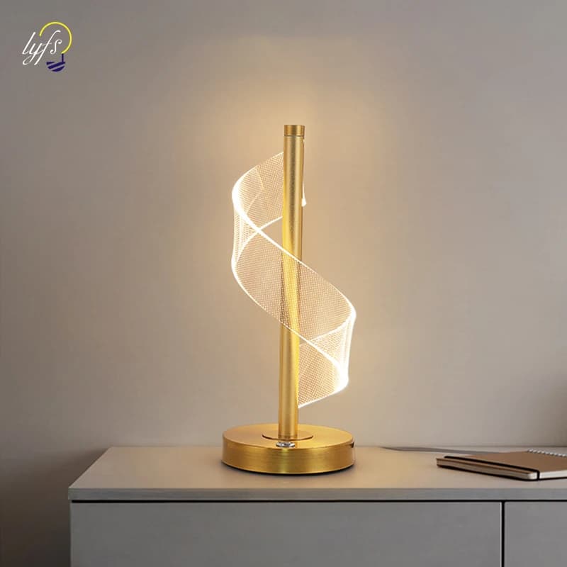 Modern LED table lamps interior lighting switch dimmable tactile home bedroom lamp bedside table lamp living room hotel decoration desk lamp