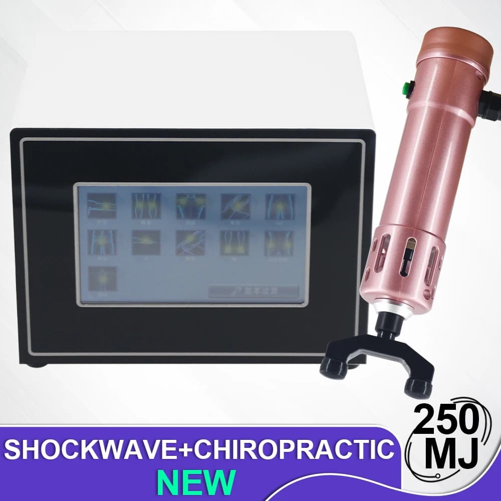 250MJ Wave Therapy Machine, ED Treatment Chiropractic Gun, Lombare Pain Relief, Urto Wave Massage, Special Offer 2026