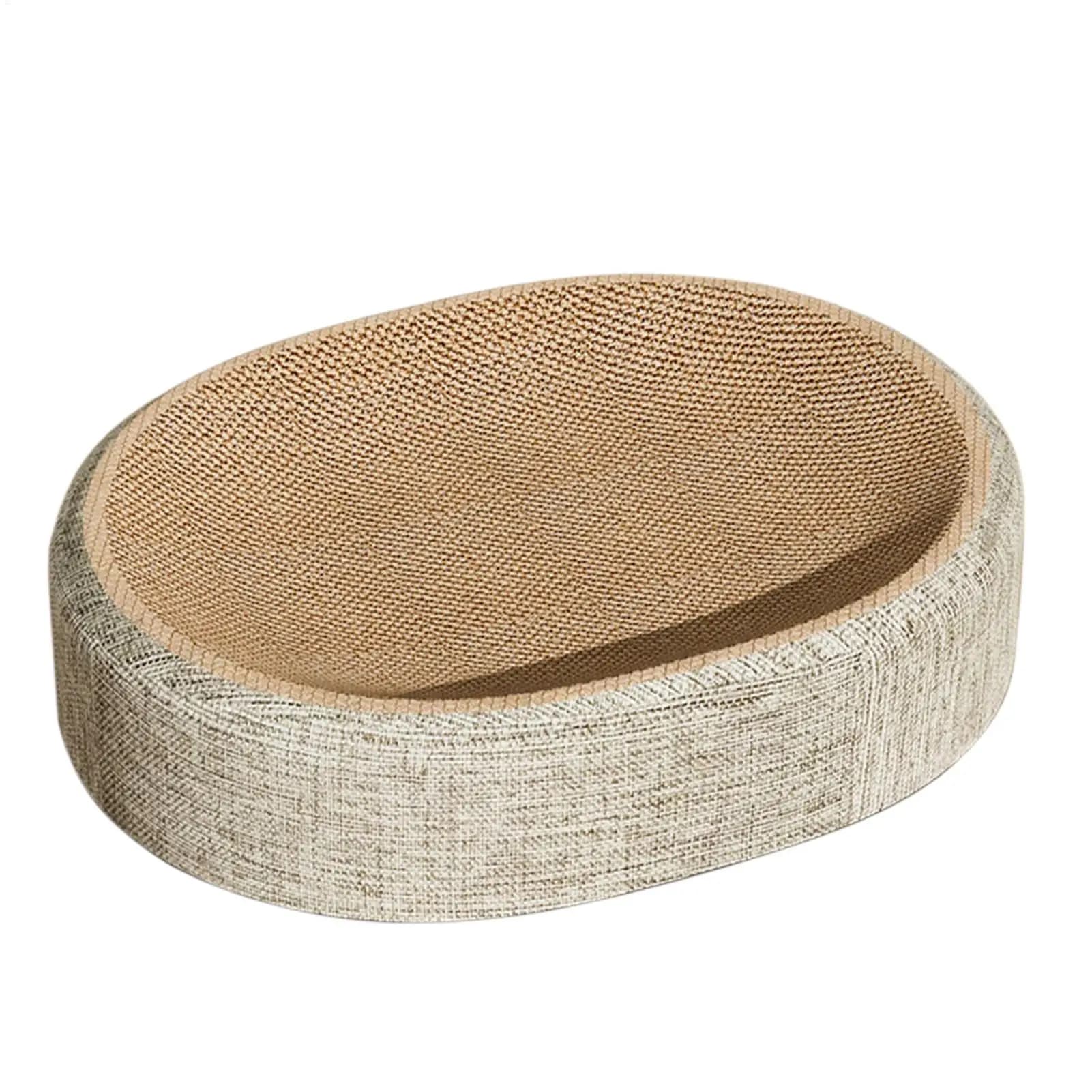 Nuovo 2in1 Tiragraffi per gatti Proteggi mobili Rettifica Artiglio Giocattoli Ovale Sisal Tessitura Resistente all'usura Nido per gatti Accessori per gatti