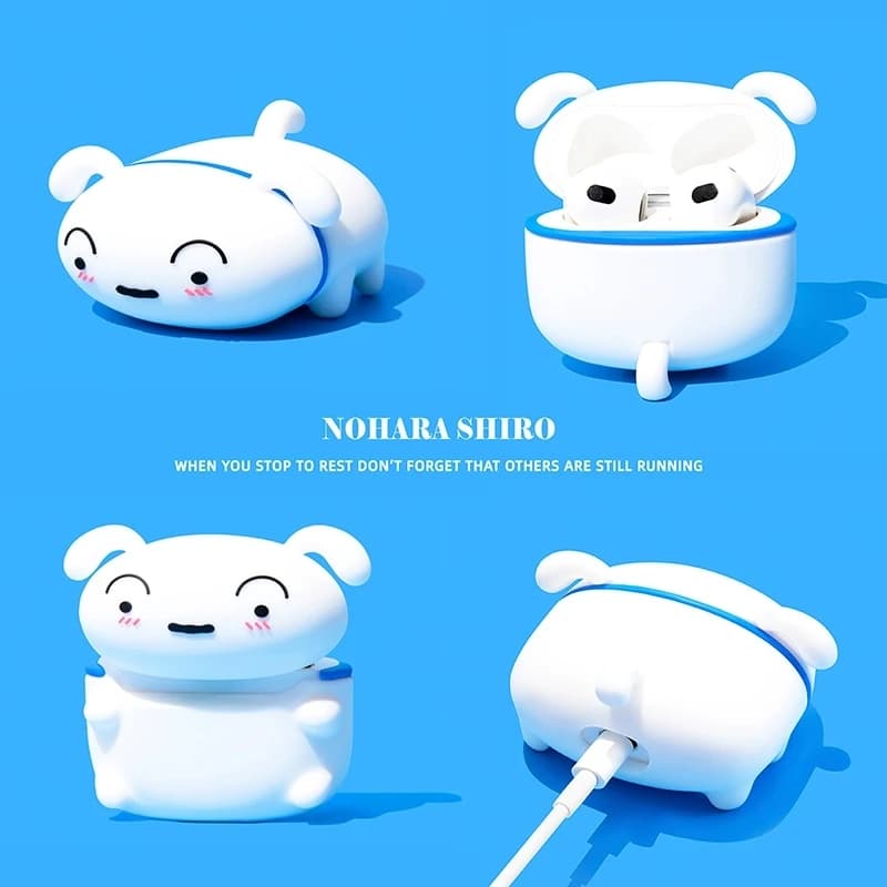 Per Airpods 1 2 3 4 Pro Pro 2 Pro 3 Nohara Shiro Custodia per auricolari in silicone Accessori Cover