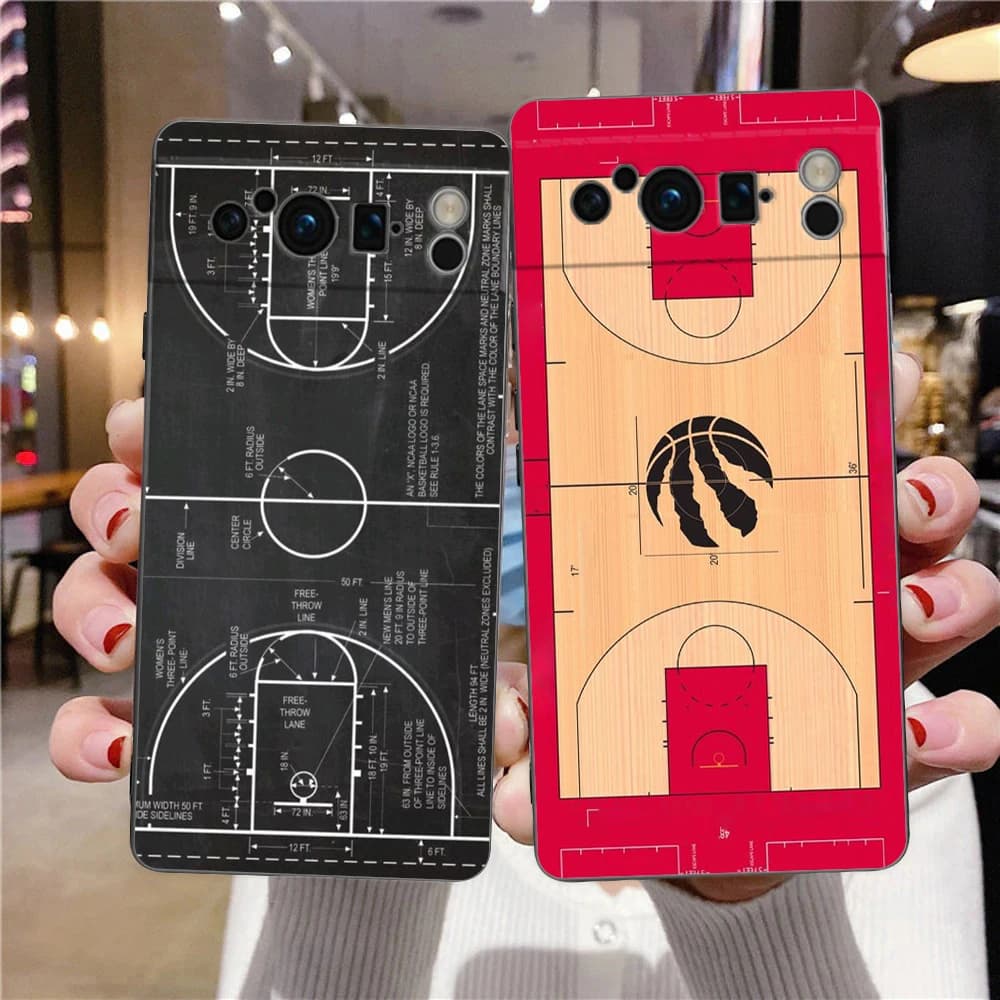 Cover per Telefono Google Pixel 10 9 8 7 6 7A 6A Pro Antiurto in TPU Morbido 10 9 Pro XL con Design Tattico Calcio Basket