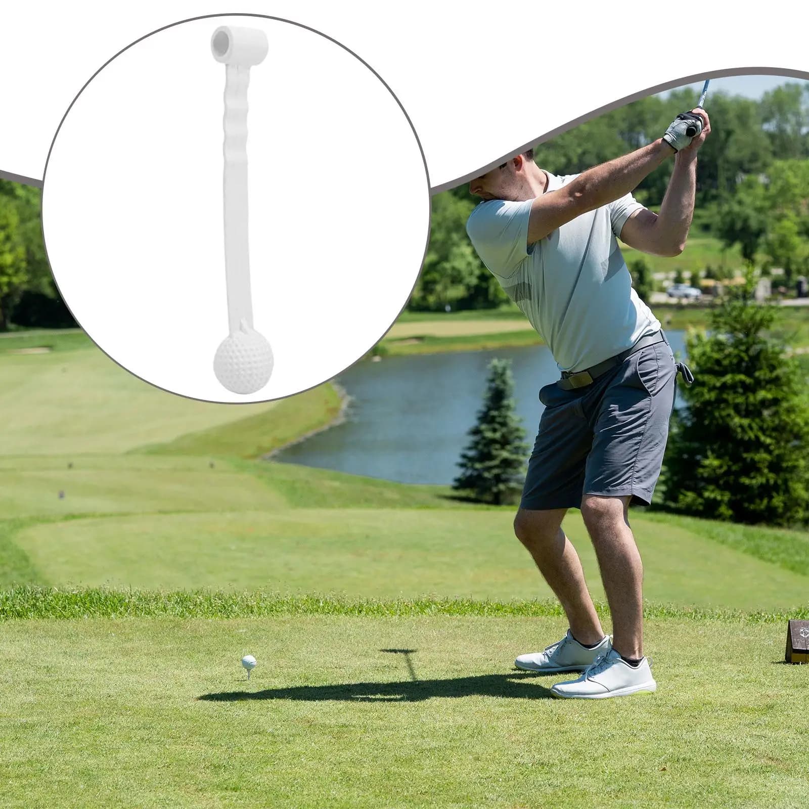 Accessori di ricambio multifunzionali per palline da golf con corda per altalena per attività all'aperto Principianti di golfisti professionisti