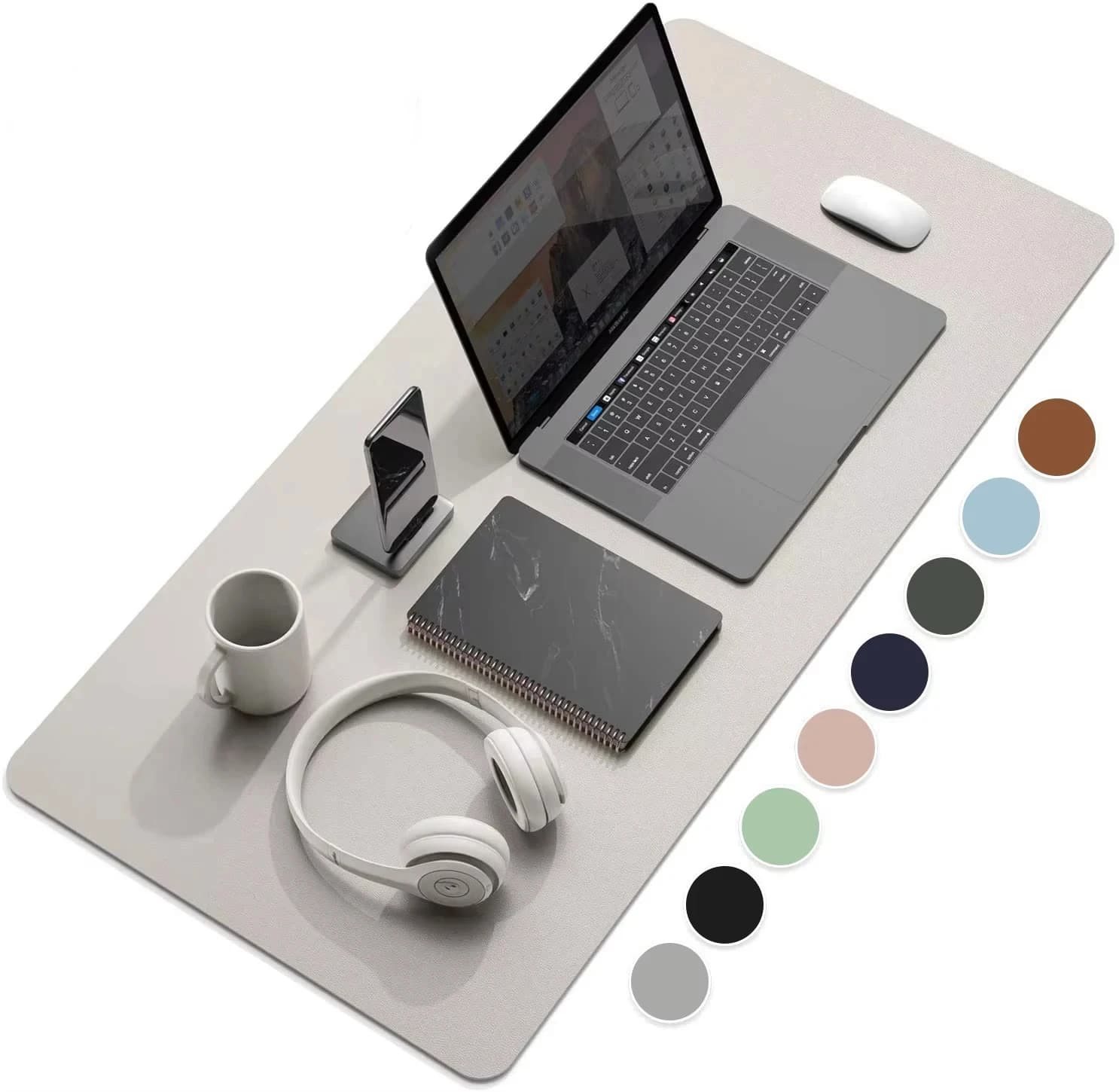 Tappetino per mouse da scrivania Tappetino per tastiera in pelle per computer Tappetino per protezione da gioco per desktop di grandi dimensioni Tappetino per mouse da ufficio antiscivolo in PU impermeabile