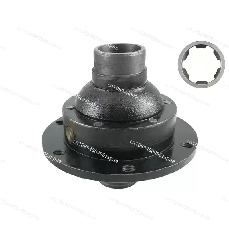 Set of accessories for electric tricycle: group gears, six tooth differential shaft, semi-axis, gear accessories, rear chain.