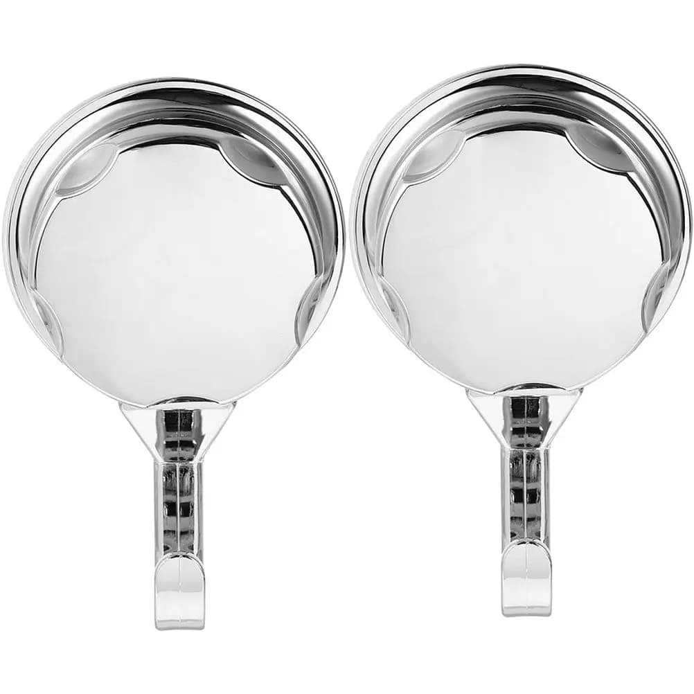 2 Pezzi Ganci a Ventosa Senza Tracce Multiuso per Portasciugamani Doccia, Porta in Vetro, Specchio, Cucina, Bagno