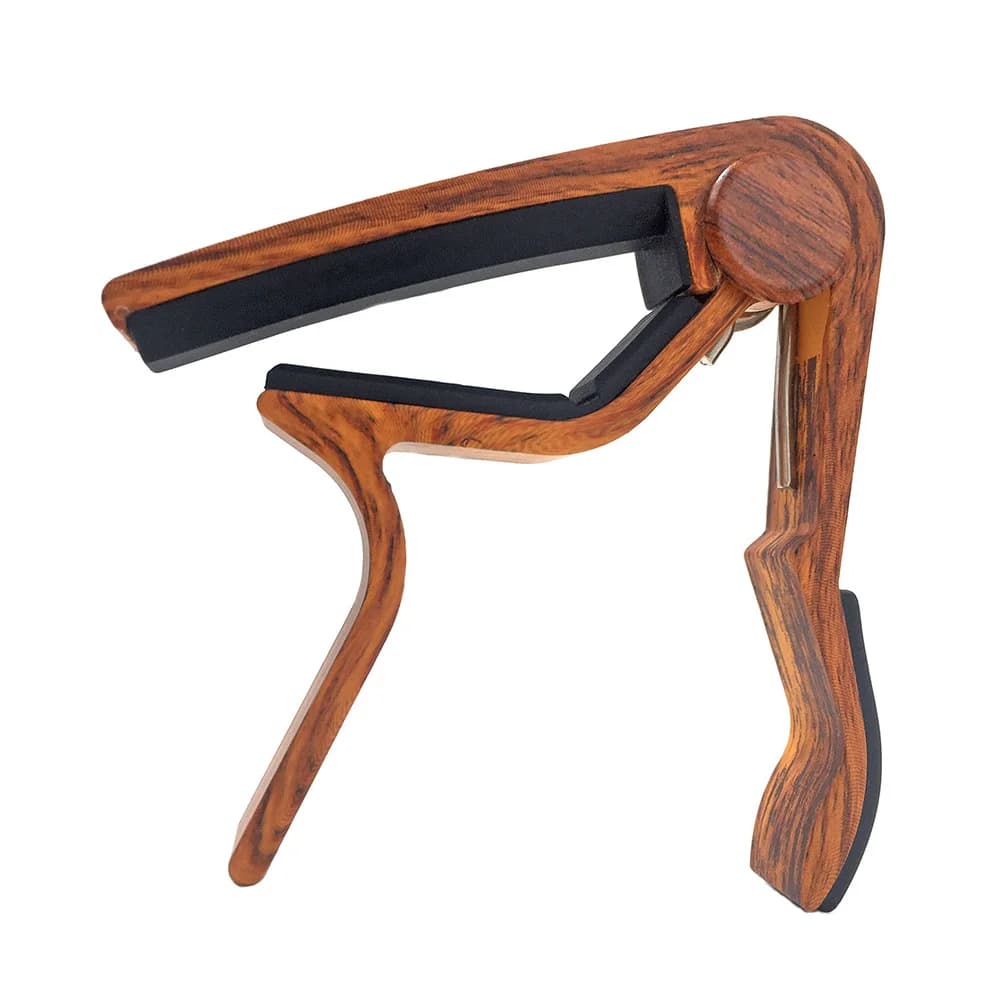 1 pz Legno di Rosa Chiave Trigger Capotasto Per Chitarra Folk Ukulele Basso Violino Strumento di Tuning Durevole Capotasto Applicabile A Principianti
