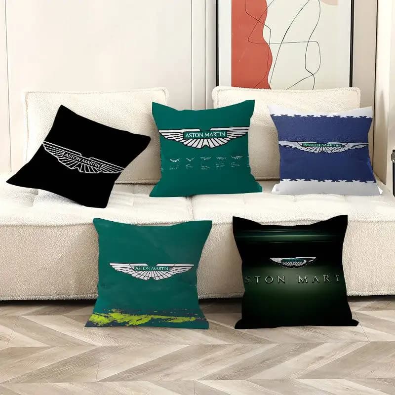 A-ASTON M-MARTINS Pillow sheet Car anime, decorative pillow case for sofa, Christmas gift, 40x40cm 45x45cm
