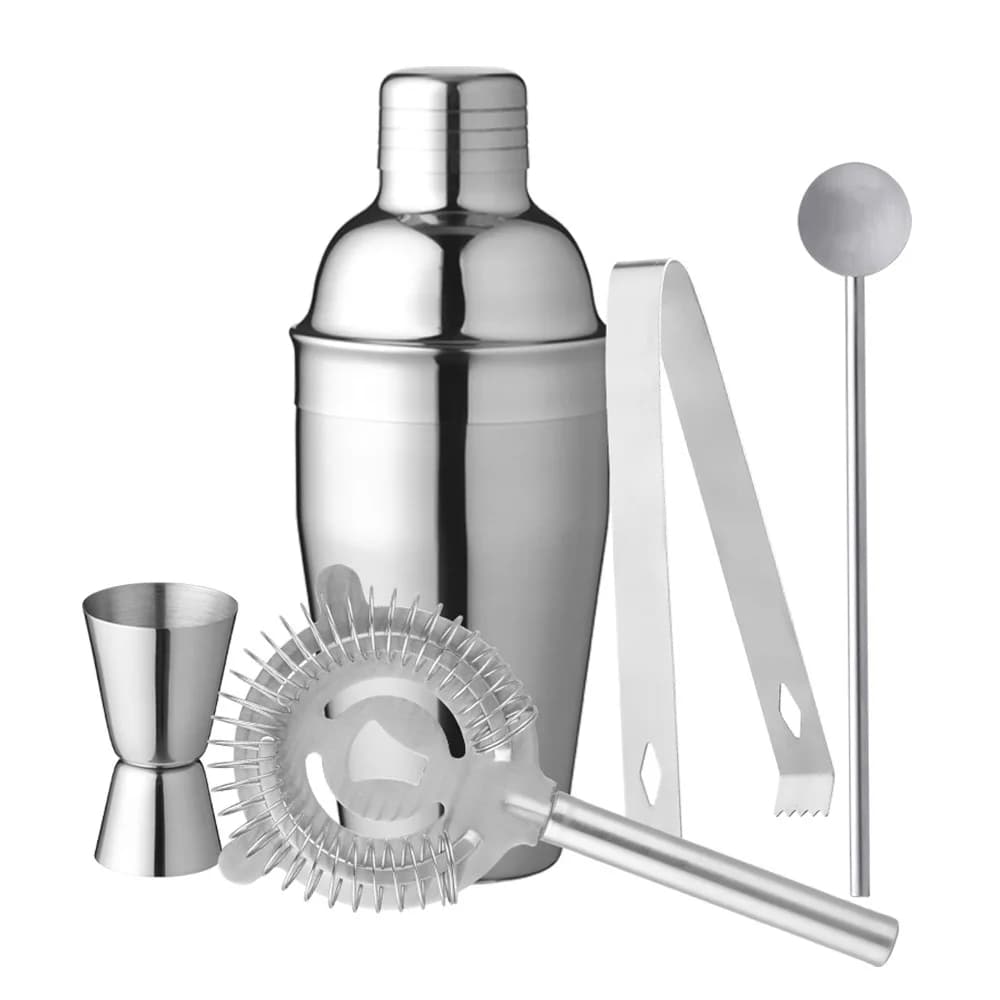 550ml 304 Stainless Steel Cocktail Shaker Thickened Bar Mixing Cup Shake Pot For Milk Tea Cocktail Making