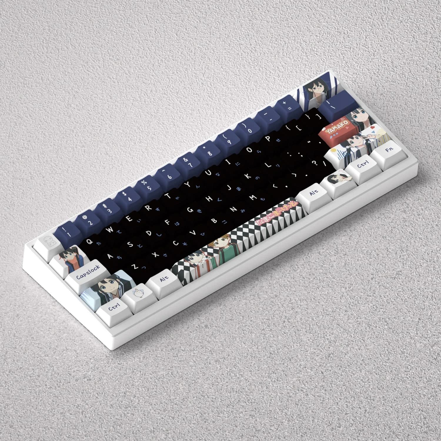 Anime Keycaps Kitashirakawa Tamako 73/98 tasti PBT sublimazione della tintura ciliegia per tastiera meccanica AULA F75 Mad 60he GK61 Gioco PC