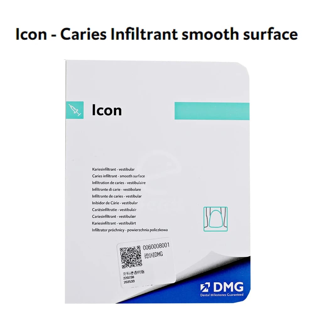 Icon DMG carie dentali intruso superficie liscia dente resina infiltrazione Gel composito dentista strumenti forniture prodotti