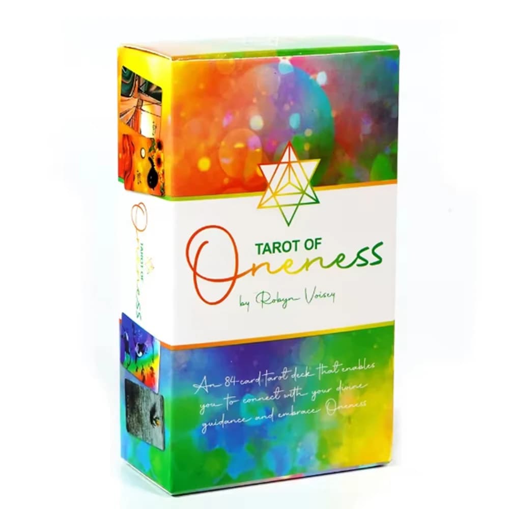 Tarocchi di Oneness Mazzo di tarocchi da 84 carte che ti consentono di collegare con la tua guida divina e abbraccia Oneness
