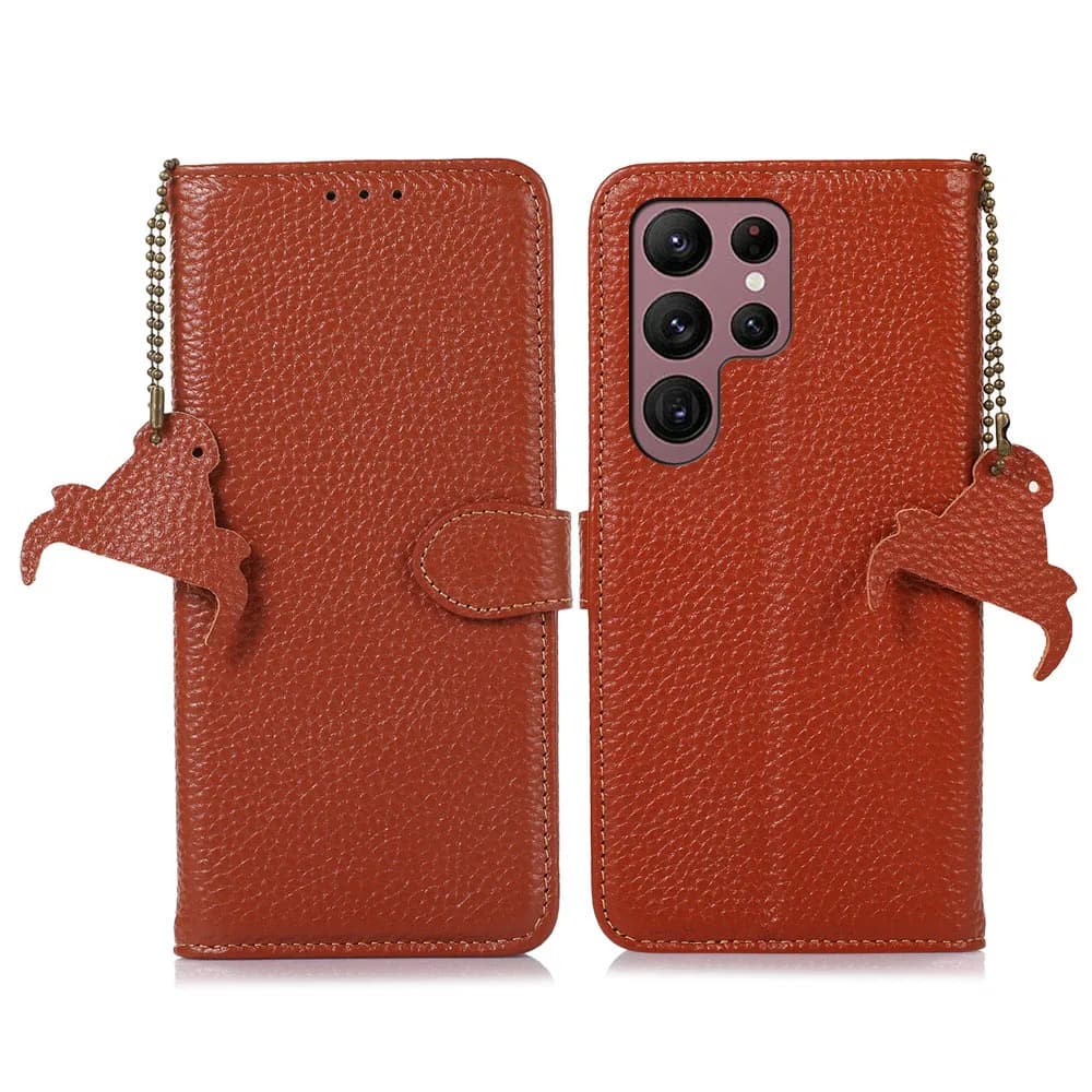 Leather Wallet Case for Samsung Galaxy S22 Plus S21 FE S23 S24 S25 S26 Ultra 5G A36 A33 A53 - Business Cover