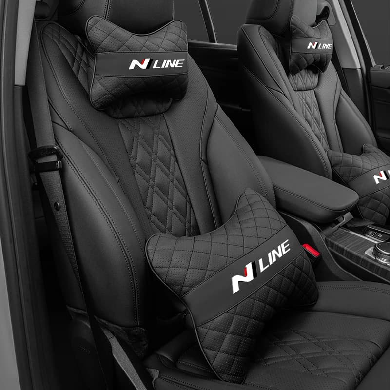 Seggiolino auto Cuscino di supporto per la testa Cuscino lombare Accessori interni per Hyundai Genesis N-LINE I20 I10 I30 I40 IX20 IX35 Kona Getz