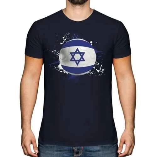 T-SHIRT DA UOMO ISRAEL FOOTBALL, MAGLIETTA REGALO PER LA CAMPIONATURA MONDIALE DI CALCIO