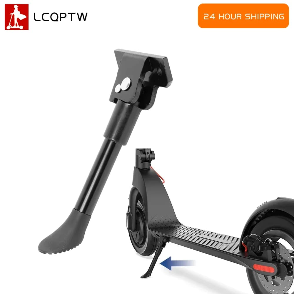 Cavalletto triangolare stabile in lega di alluminio per scooter elettrico HX X7 X8 X9 Supporto per piede di parcheggio Parte della staffa laterale