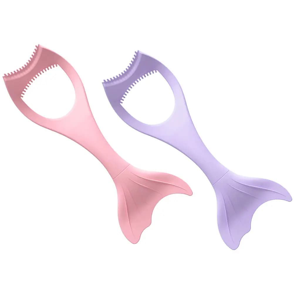 2 Eyeliner Applied Parts in Silicone, Soft and Elastic Tools for Eye Makeup, Curve Tools, Eyeliner and Mascara Applicators