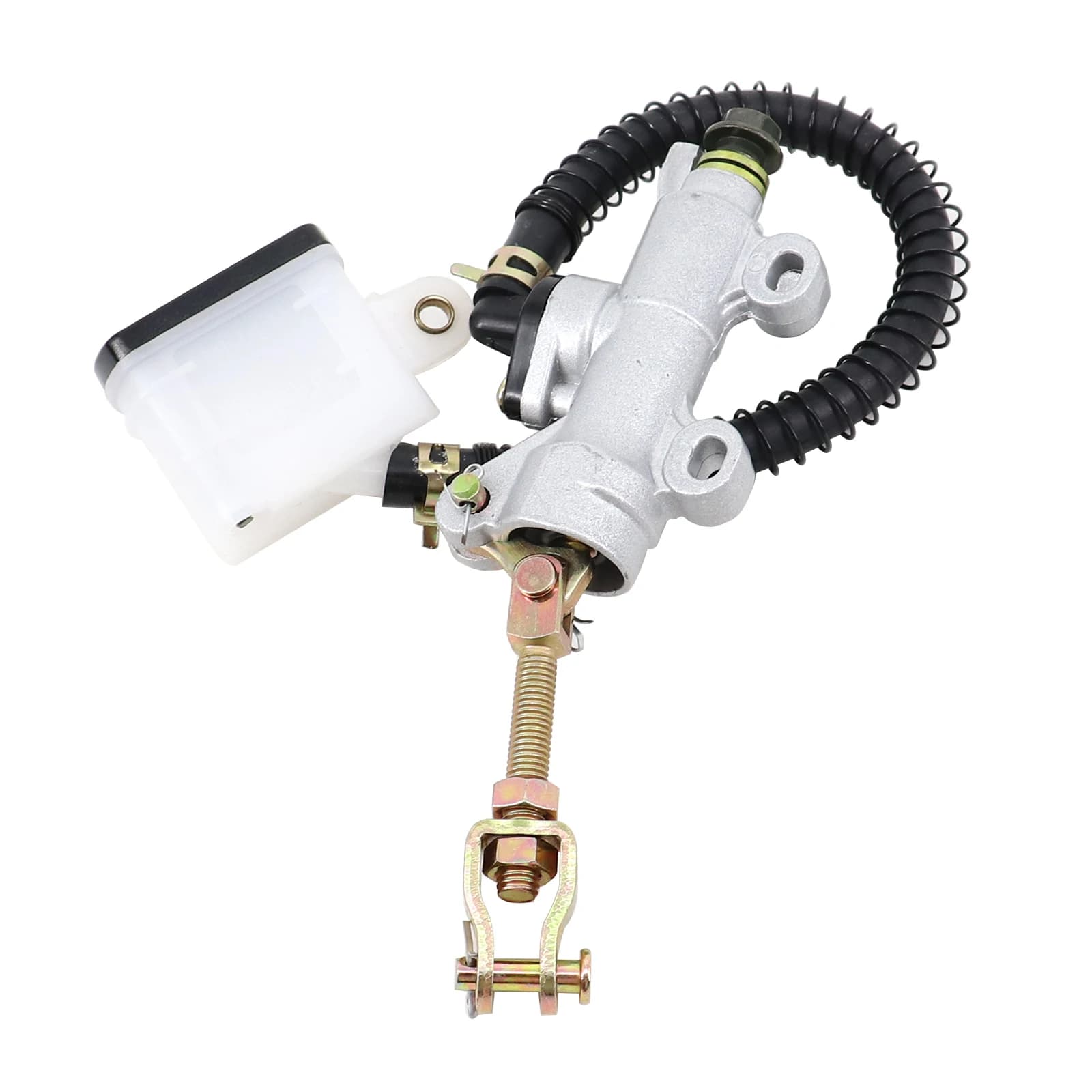 Pompa freno idraulica a pedale posteriore per moto Quad Dirt Bike Pit Brake Cilindro principale Freni moto ATV