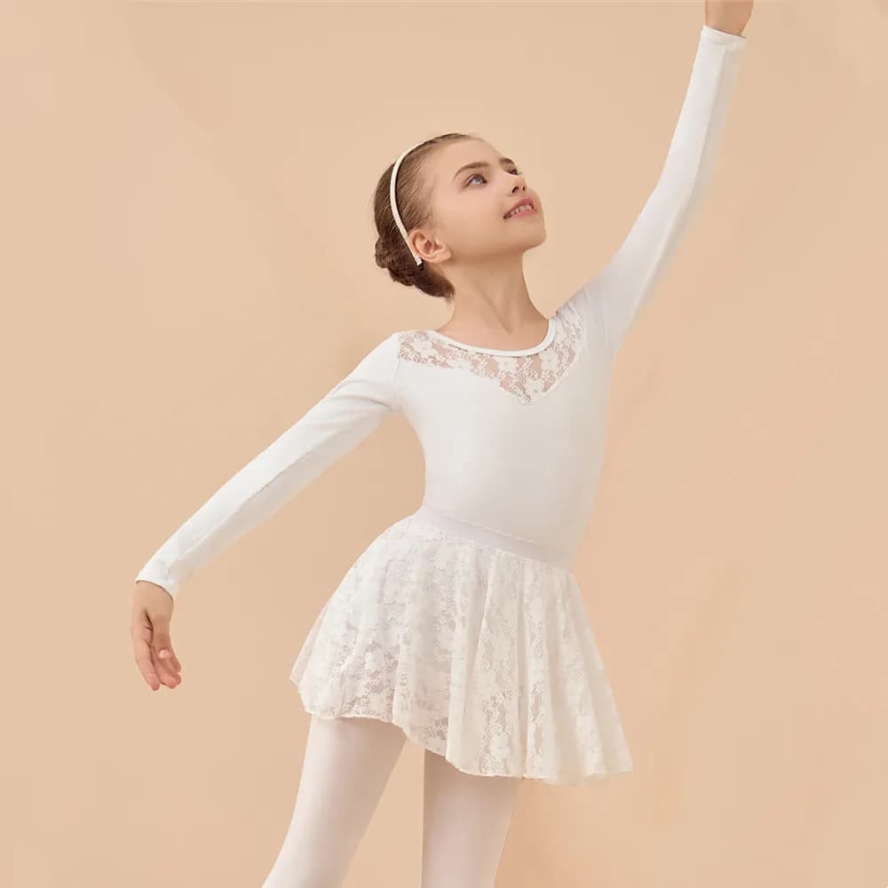 Baby Suit Dancewear Gymnastics Girl Sweater Gonna Set Tutu Summer Pink Girls Ballet Dress Children's Dress Ballet Body