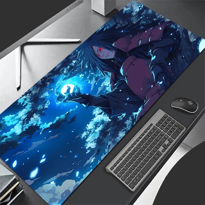Tappetino per mouse Naruto Madara Uchiha, accessori da gioco, tastiera per computer, tappetino per mouse progettato specificamente per e-sport.