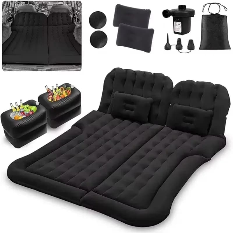 Car travel mattress, inflatable mattress, back seat cover, inflatable mattress, air bed, wave type