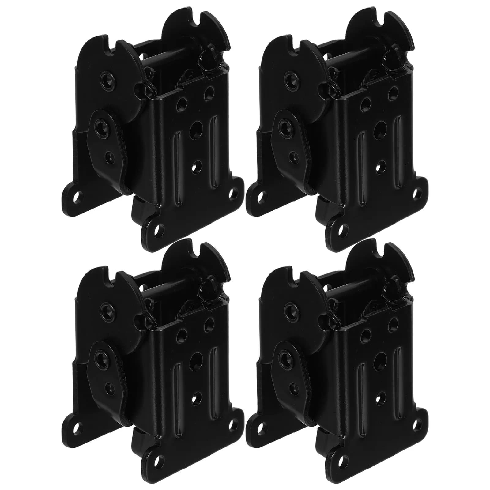 4 Pezzi Staffe Pieghevoli per Cerniere, Supporti per Gambe Autobloccanti Resistenti, per Letti, Tavoli, Armadi e Mobili, con Estensione di Bloccaggio Pieghevole