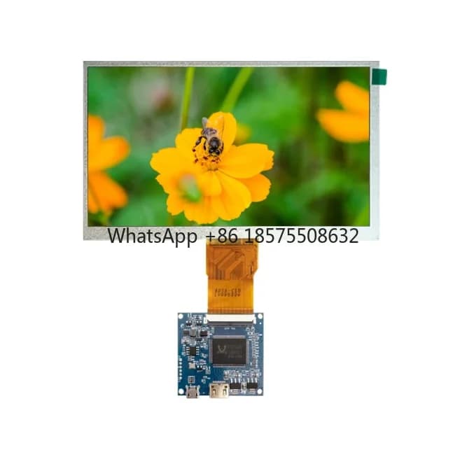 7-inch 1024 * 600 IPS full view mini HDMI interface computer secondary screen Raspberry Pi industrial control LCD screen