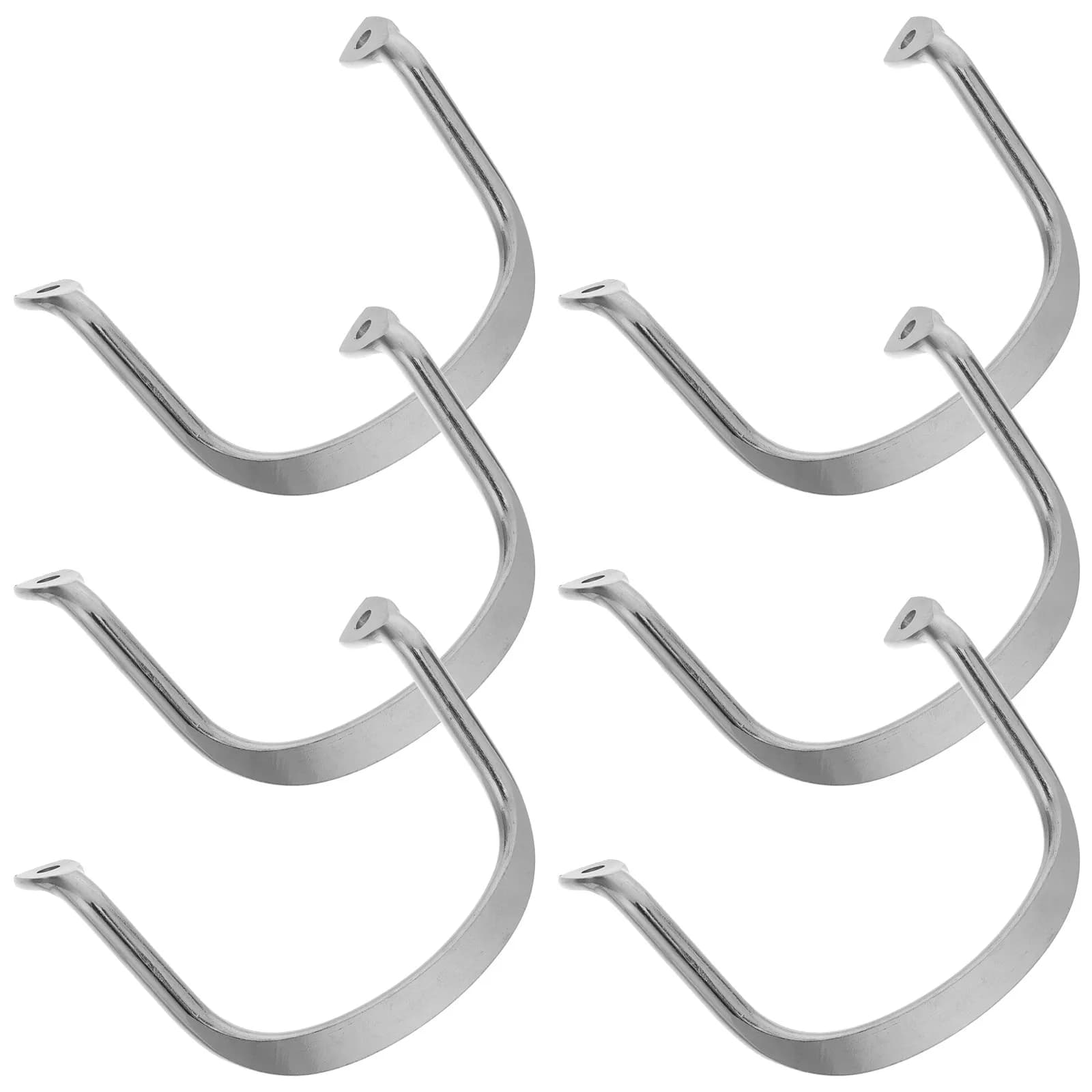 6 maniglie laterali di ricambio in acciaio inossidabile, antiscivolo, rimovibili, resistenti al calore, per pentole a pressione, padelle, bollitori