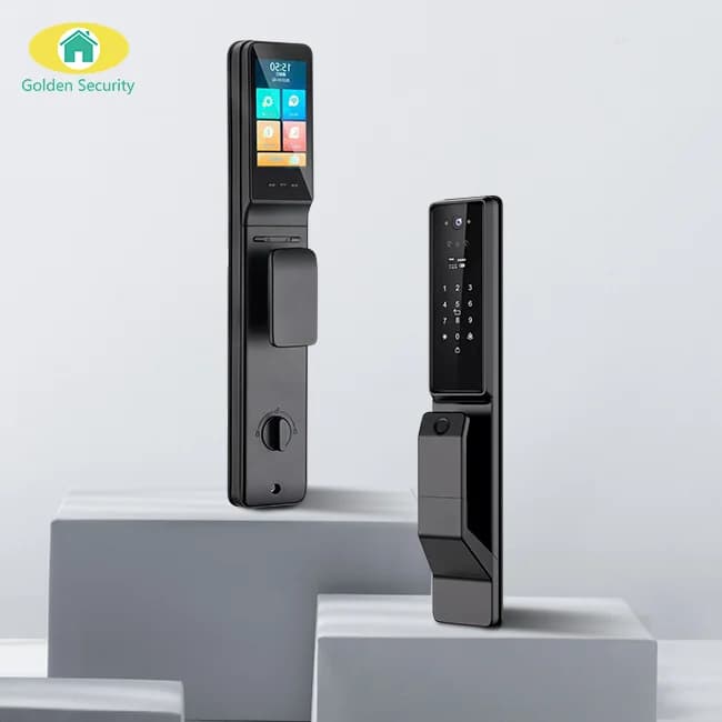 X6 Serratura per porta con riconoscimento facciale 3D all'ingrosso Tuya Serratura per porta di sicurezza domestica intelligente con fotocamera T31 Tuya Smart Life APP fornita