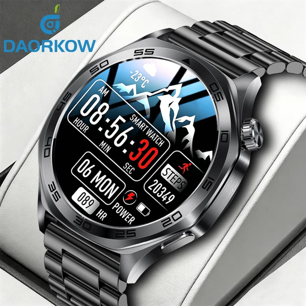 2026 NEW Outdoor Smartwatch Monitoring Heart Rate Bluetooth Call Sleep Monitoring Smart Island Sports Waterproof Smartwatch Men