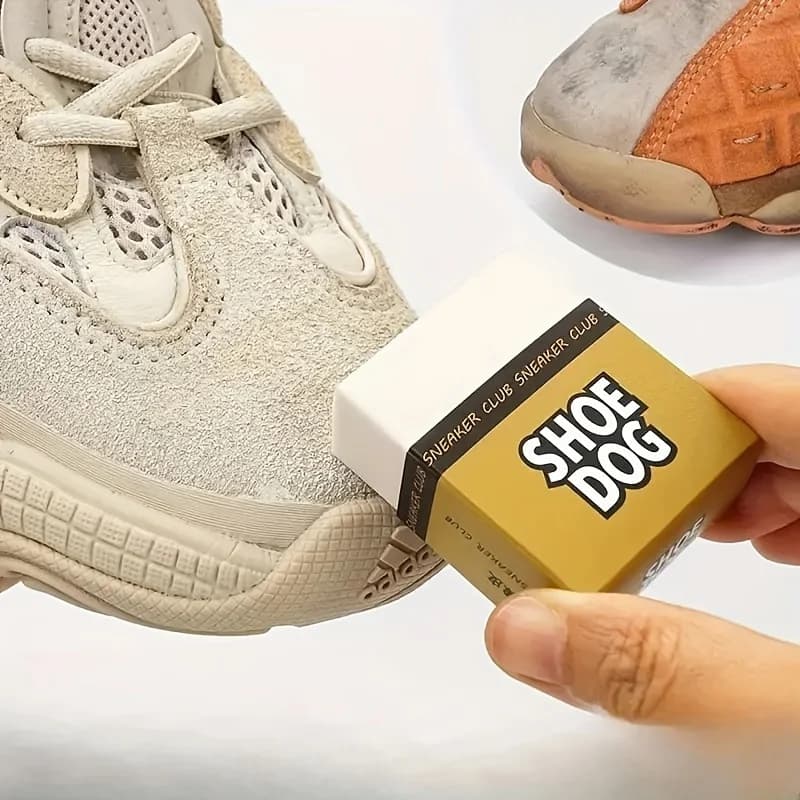 Blocco detergente per scarpe (1 pezzo) per pelle scamosciata, nabuk, velluto, pelle di pecora, sneaker - Strumento delicato per la pulizia di superfici sensibili in PVC