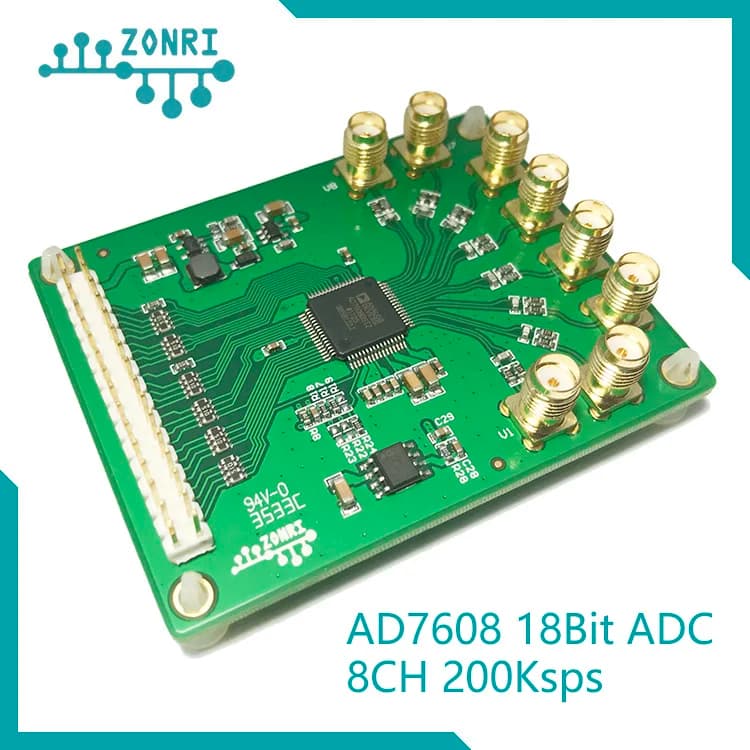 Modulo di acquisizione dati AD7608 modulo ADC a 8 canali a 18bit riferimento esterno 18Bit/200kbps