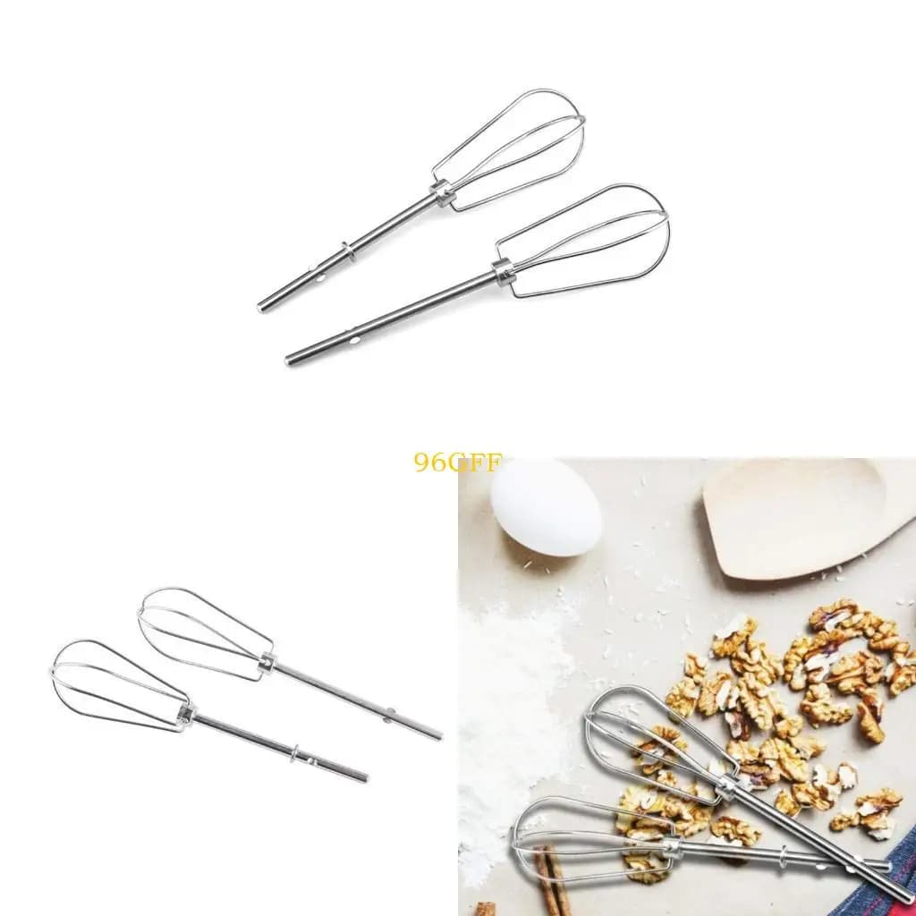 96gf 2 pezzi Electric Electric Mexer Teste latte frotte teste in acciaio inossidabile