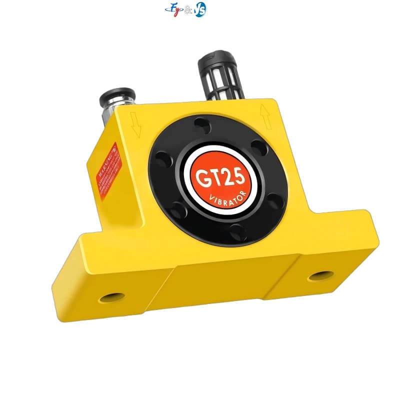 Vibratore Pneumatico a Turbina GT-8/10/13/16/25/32/48/60, Motore di Vibrazione Industriale ad Aria Compressa per Tramogge, Silos e Nastri Trasportatori