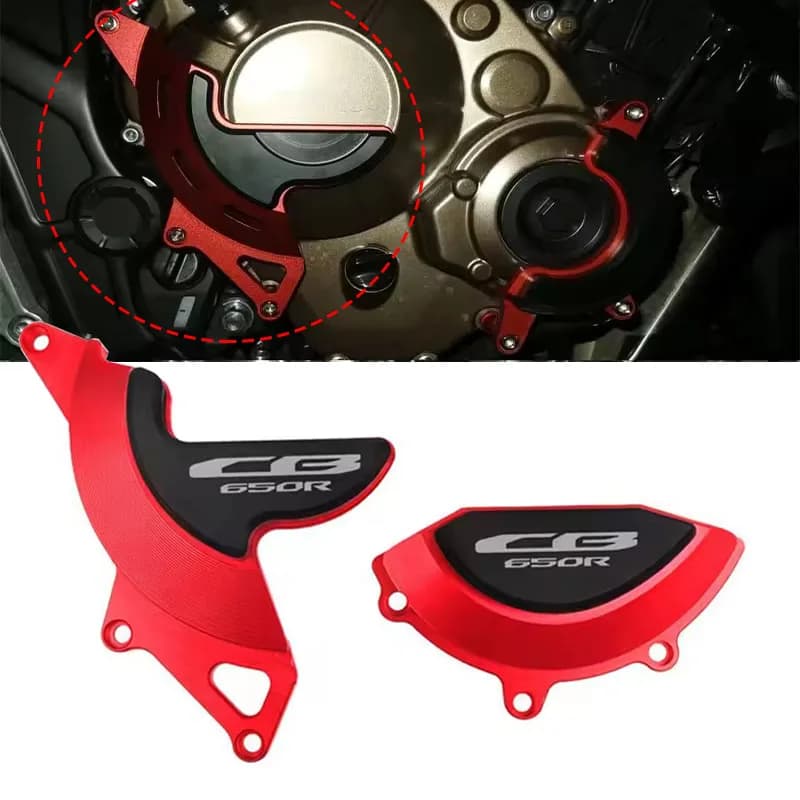 Moto CNC Sinistra e Destra Motore Statore Avviamento Copertura Telaio Slider Protector Per CB650R CB 650R 2019 2020 2021 2022 2023