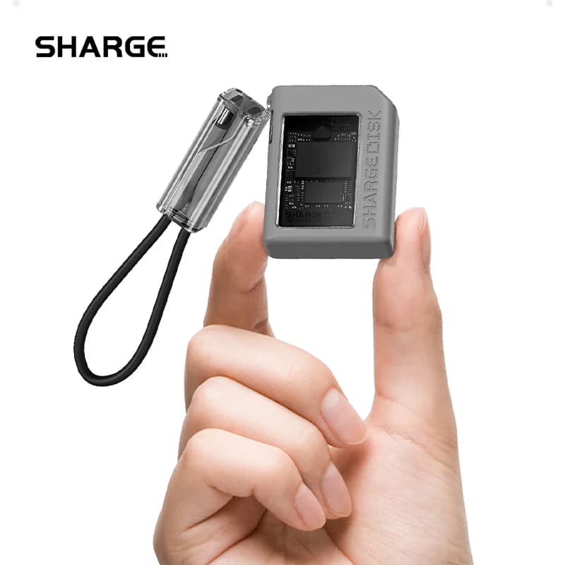 SHARGE-SSD Enclosure for Laptop, External SSD for PS5 Camera, NVMe PCI-E M.2, USB 3.2 Gen 2, 10Gbps, 2230 M.2 SSD
