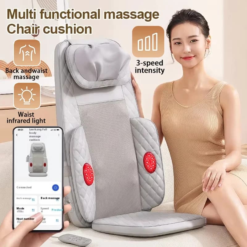 Cuscino per massaggio massaggiatore domestico multifunzionale automatico per la vita e la schiena massaggiatore gamba impacco caldo suola cuscino per sedia impastatrice